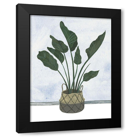 Mes Plants III Black Modern Wood Framed Art Print by Wang, Melissa
