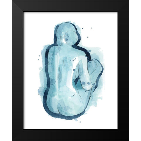 Serena II Black Modern Wood Framed Art Print by Popp, Grace