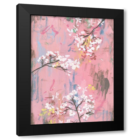 Emerging II Black Modern Wood Framed Art Print with Double Matting by Wang, Melissa