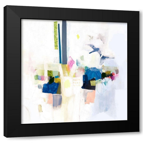 Boardwalk Taffy I Black Modern Wood Framed Art Print by Borges, Victoria