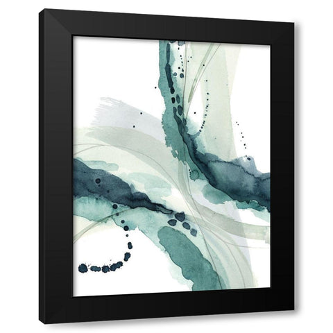 Depth I Black Modern Wood Framed Art Print with Double Matting by Popp, Grace