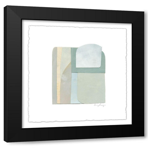 Color Structure I Black Modern Wood Framed Art Print with Double Matting by Scarvey, Emma