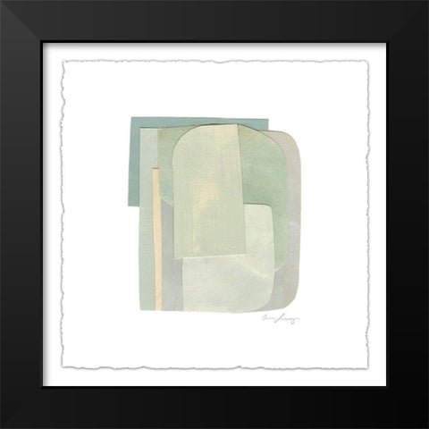 Color Structure IV Black Modern Wood Framed Art Print by Scarvey, Emma