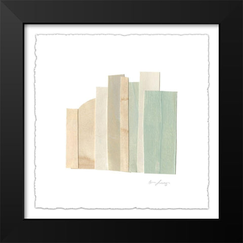 Flourescel III Black Modern Wood Framed Art Print by Scarvey, Emma