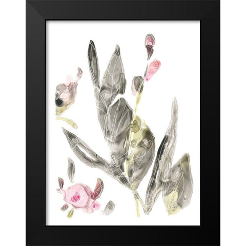 Shadow Garden II Black Modern Wood Framed Art Print by Vess, June Erica