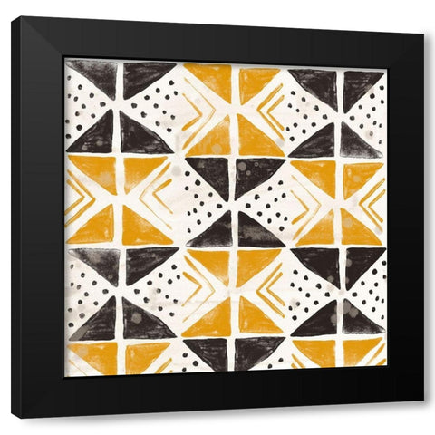 Kitwe I Black Modern Wood Framed Art Print by Vess, June Erica