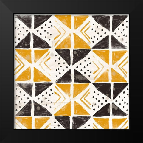 Kitwe I Black Modern Wood Framed Art Print by Vess, June Erica