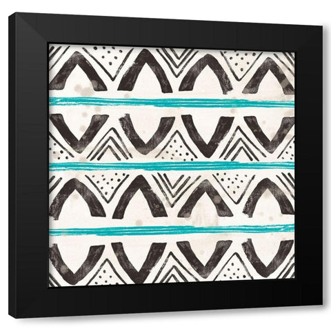 Kitwe II Black Modern Wood Framed Art Print by Vess, June Erica