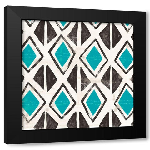 Kitwe IV Black Modern Wood Framed Art Print with Double Matting by Vess, June Erica