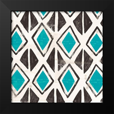 Kitwe IV Black Modern Wood Framed Art Print by Vess, June Erica