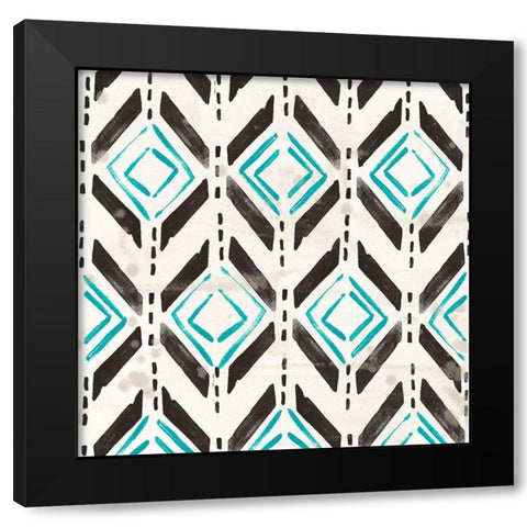 Kitwe VI Black Modern Wood Framed Art Print by Vess, June Erica