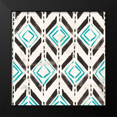 Kitwe VI Black Modern Wood Framed Art Print by Vess, June Erica