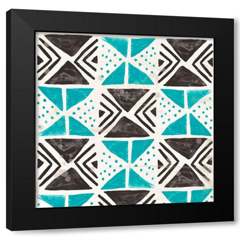 Kitwe VIII Black Modern Wood Framed Art Print by Vess, June Erica
