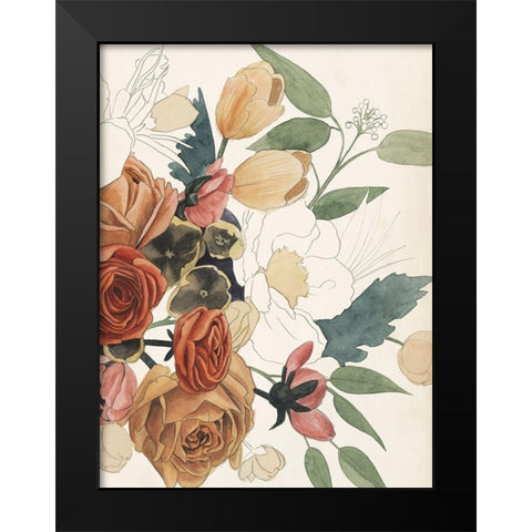 Imperfect Bouquet II Black Modern Wood Framed Art Print by Popp, Grace
