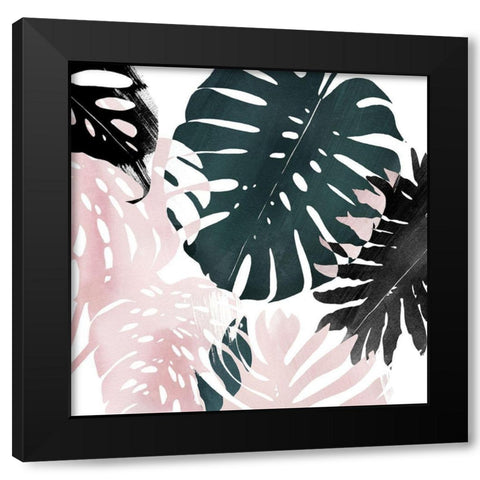 Paradise Sweep II Black Modern Wood Framed Art Print with Double Matting by Popp, Grace