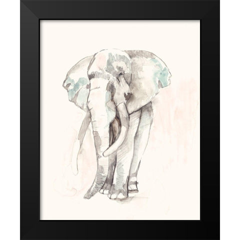 Pastel Safari I Black Modern Wood Framed Art Print by Goldberger, Jennifer