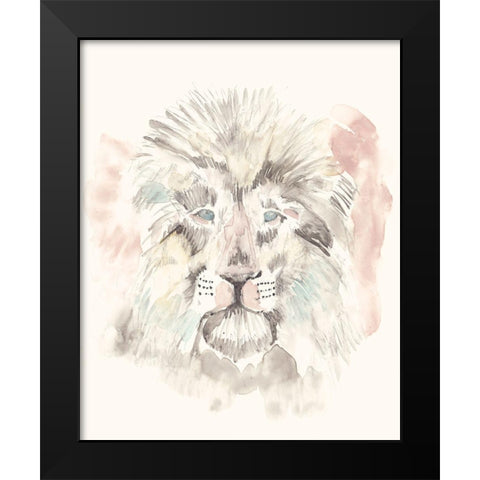 Pastel Safari III Black Modern Wood Framed Art Print by Goldberger, Jennifer