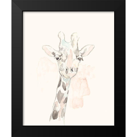 Pastel Safari IV Black Modern Wood Framed Art Print by Goldberger, Jennifer
