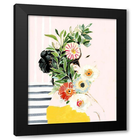 Grow Your Own Way I Black Modern Wood Framed Art Print by Borges, Victoria