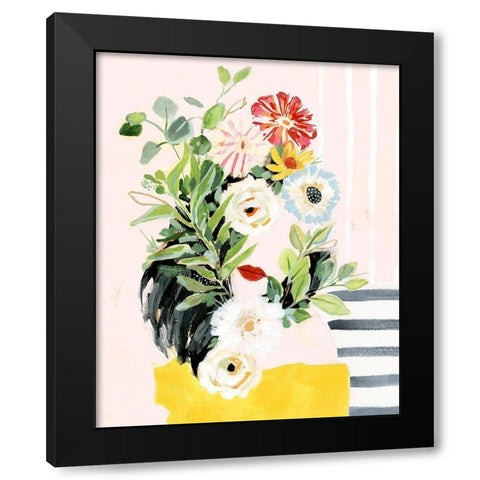 Grow Your Own Way II Black Modern Wood Framed Art Print by Borges, Victoria