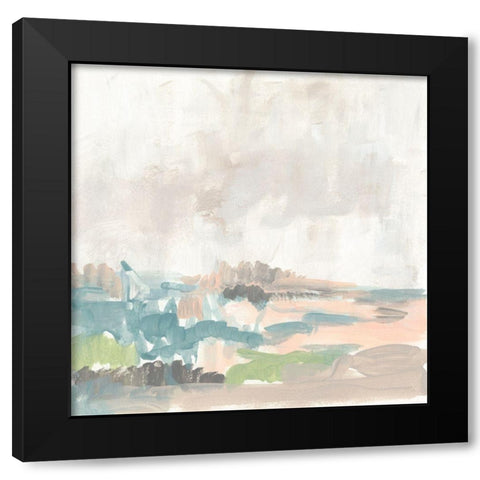 Sweet Lagoon I Black Modern Wood Framed Art Print with Double Matting by Goldberger, Jennifer