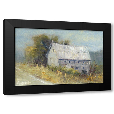 Change of Seasons I Black Modern Wood Framed Art Print by Wendling, Marilyn