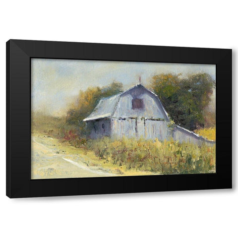 Change of Seasons II Black Modern Wood Framed Art Print with Double Matting by Wendling, Marilyn