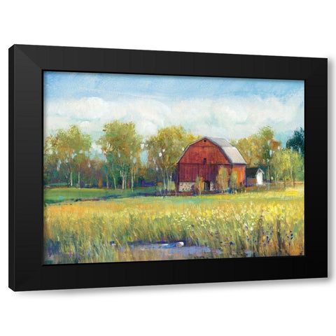 Rural America I Black Modern Wood Framed Art Print with Double Matting by OToole, Tim