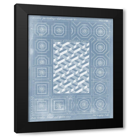 Elements for Design I Black Modern Wood Framed Art Print with Double Matting by Langley