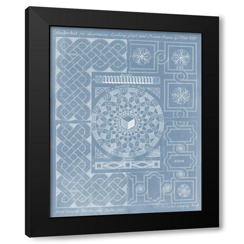 Elements for Design II Black Modern Wood Framed Art Print with Double Matting by Langley