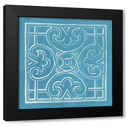 Garden Schematic II Black Modern Wood Framed Art Print by Lawon, William