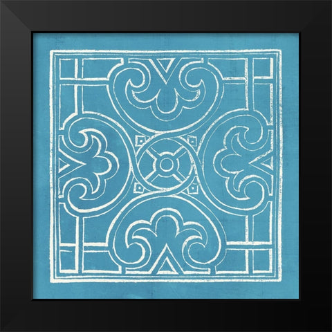 Garden Schematic II Black Modern Wood Framed Art Print by Lawon, William