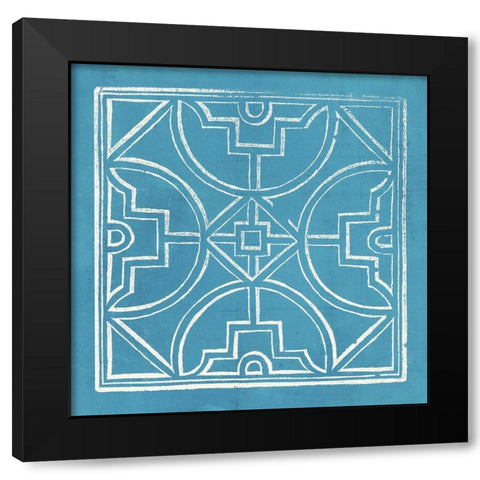 Garden Schematic III Black Modern Wood Framed Art Print with Double Matting by Lawon, William
