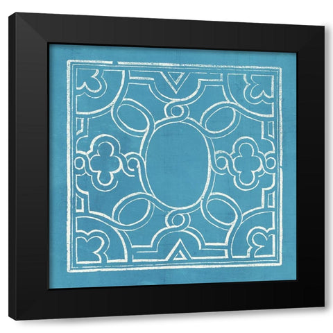 Garden Schematic IV Black Modern Wood Framed Art Print with Double Matting by Lawon, William