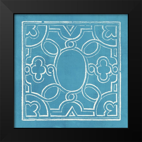 Garden Schematic IV Black Modern Wood Framed Art Print by Lawon, William