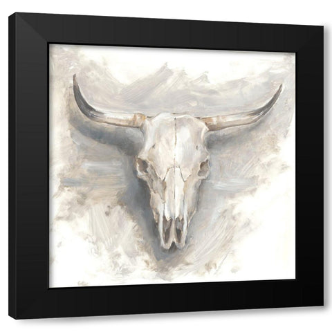 Cattle Mount I Black Modern Wood Framed Art Print by Harper, Ethan