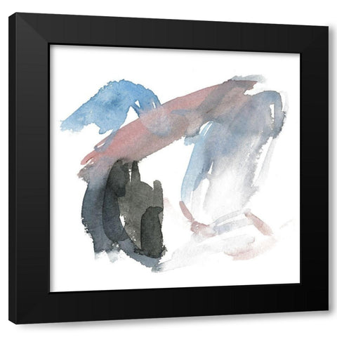 Snow Storm II Black Modern Wood Framed Art Print with Double Matting by Wang, Melissa