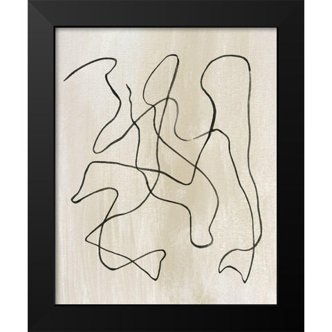 Bound III Black Modern Wood Framed Art Print by Wang, Melissa