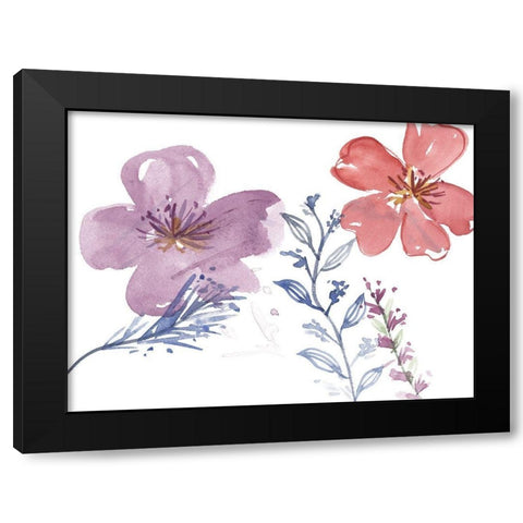 Spring Glory IV Black Modern Wood Framed Art Print by Wang, Melissa