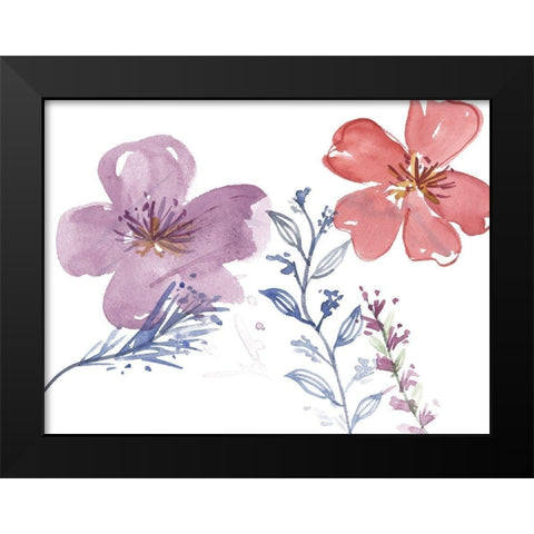 Spring Glory IV Black Modern Wood Framed Art Print by Wang, Melissa