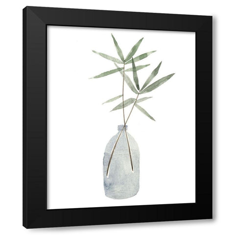 Misty I Black Modern Wood Framed Art Print by Wang, Melissa