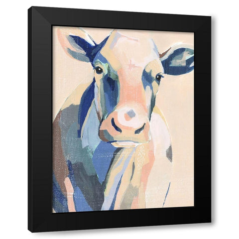 Hertford Holstein I Black Modern Wood Framed Art Print with Double Matting by Popp, Grace
