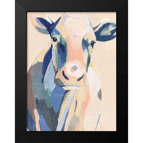 Hertford Holstein I Black Modern Wood Framed Art Print by Popp, Grace