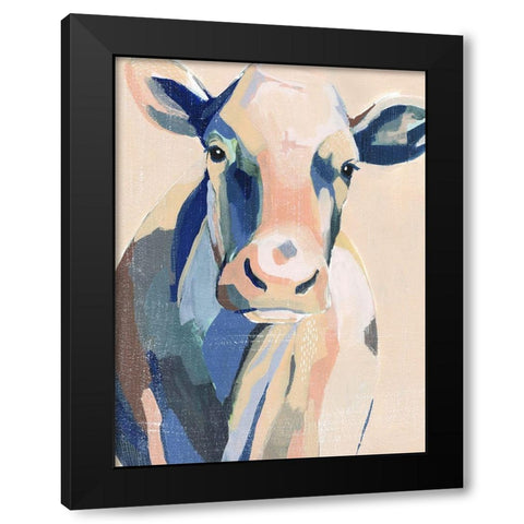 Hertford Holstein I Black Modern Wood Framed Art Print with Double Matting by Popp, Grace