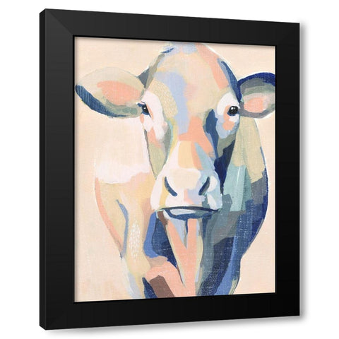 Hertford Holstein II Black Modern Wood Framed Art Print by Popp, Grace