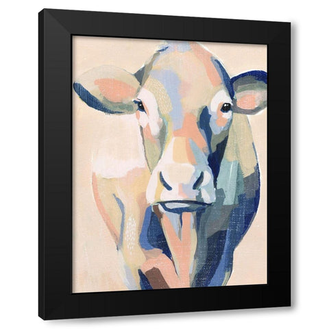 Hertford Holstein II Black Modern Wood Framed Art Print with Double Matting by Popp, Grace