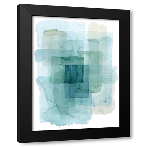 Wave Spector II Black Modern Wood Framed Art Print with Double Matting by Popp, Grace