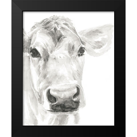 Farm Faces I Black Modern Wood Framed Art Print by Parker, Jennifer Paxton
