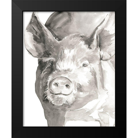 Farm Faces III Black Modern Wood Framed Art Print by Parker, Jennifer Paxton