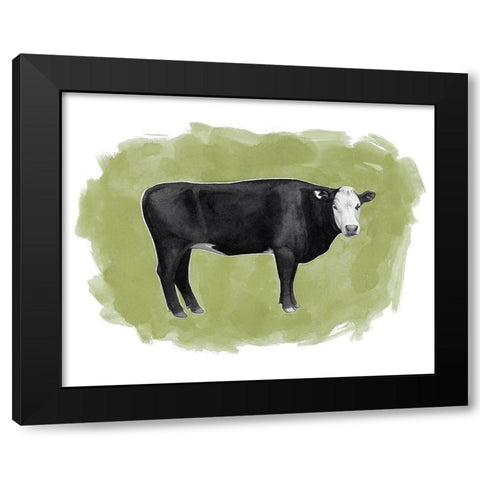 Hereford Graze I Black Modern Wood Framed Art Print by Popp, Grace